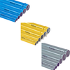 Tubería azul de aluminio de alto rendimiento para aire comprimido, vacío y sistemas de fluidos industriales